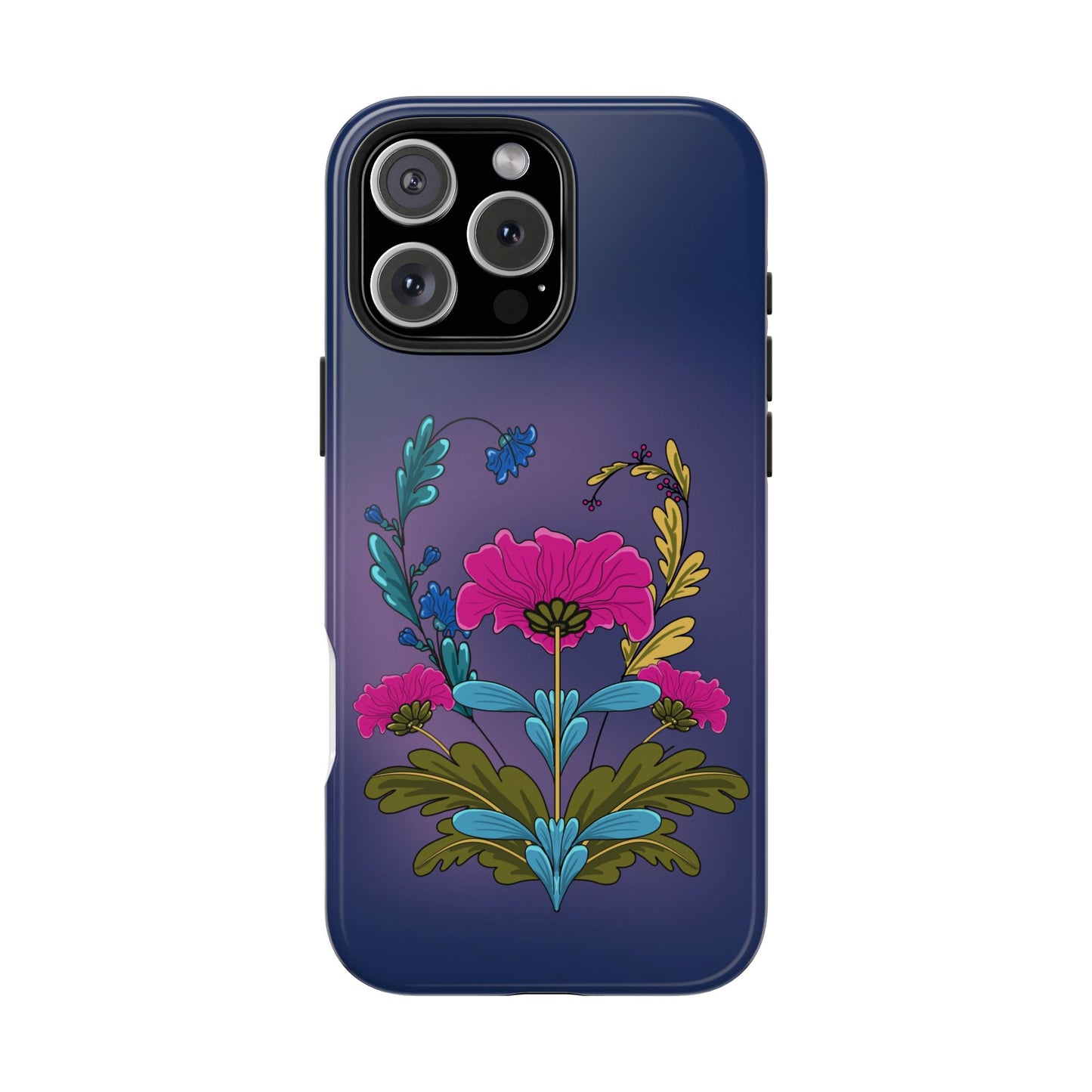 Tough Phone Case with Floral design
