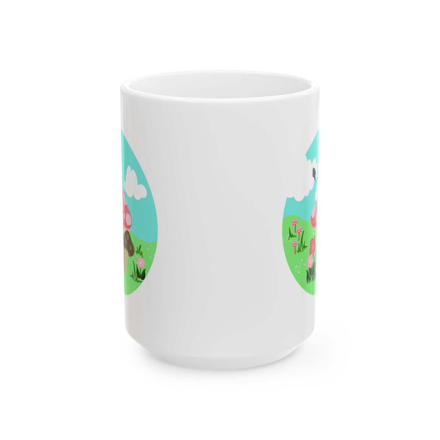 Pink Mushroom Mug