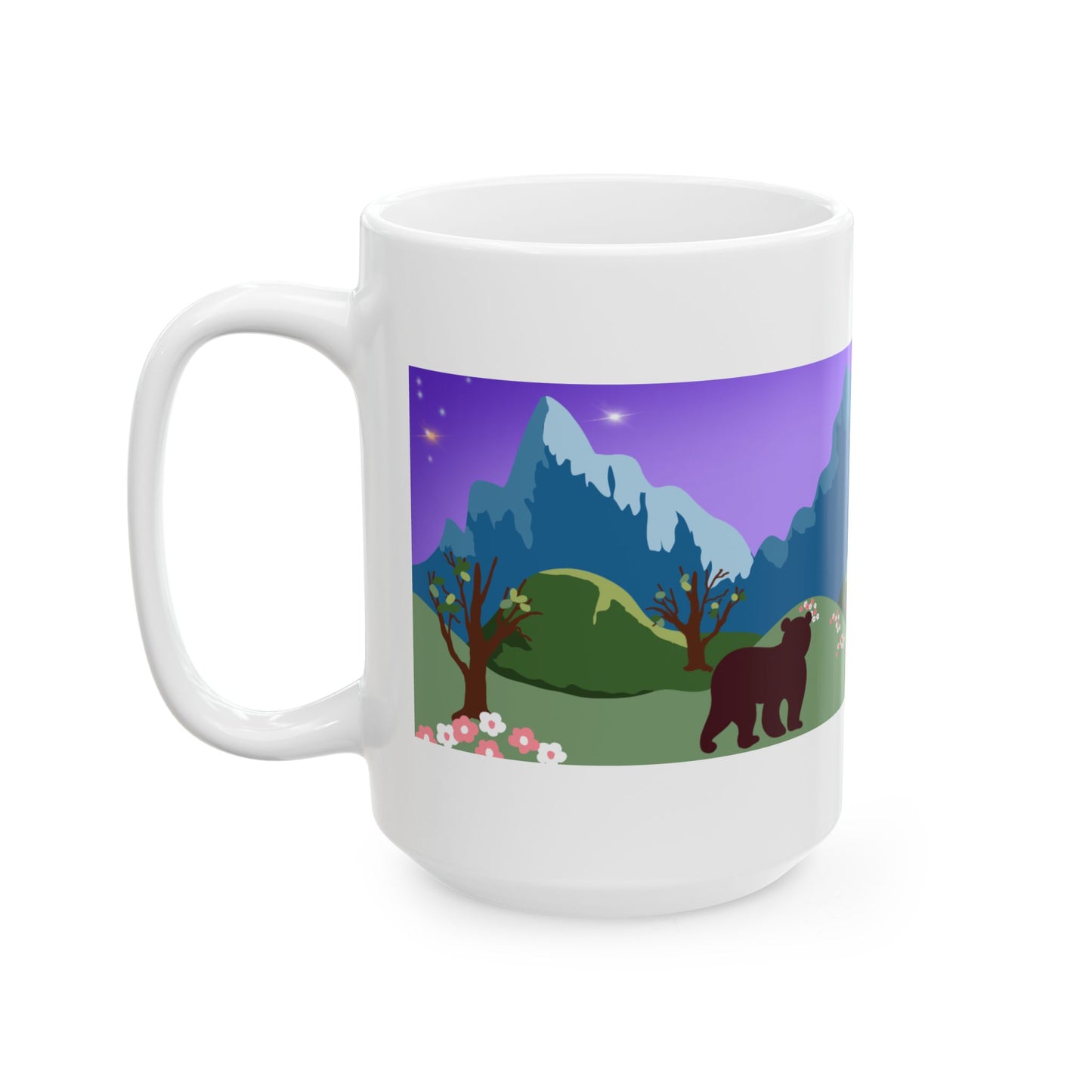 Mountain Sunset Ceramic Mug