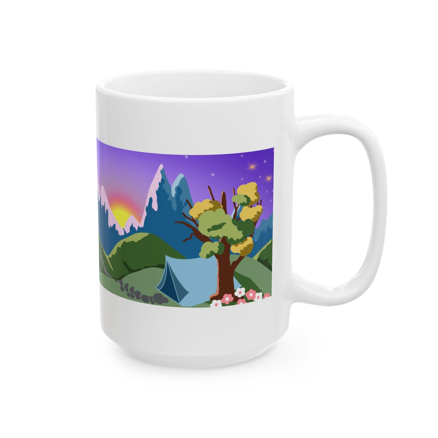 Mountain Sunset Ceramic Mug