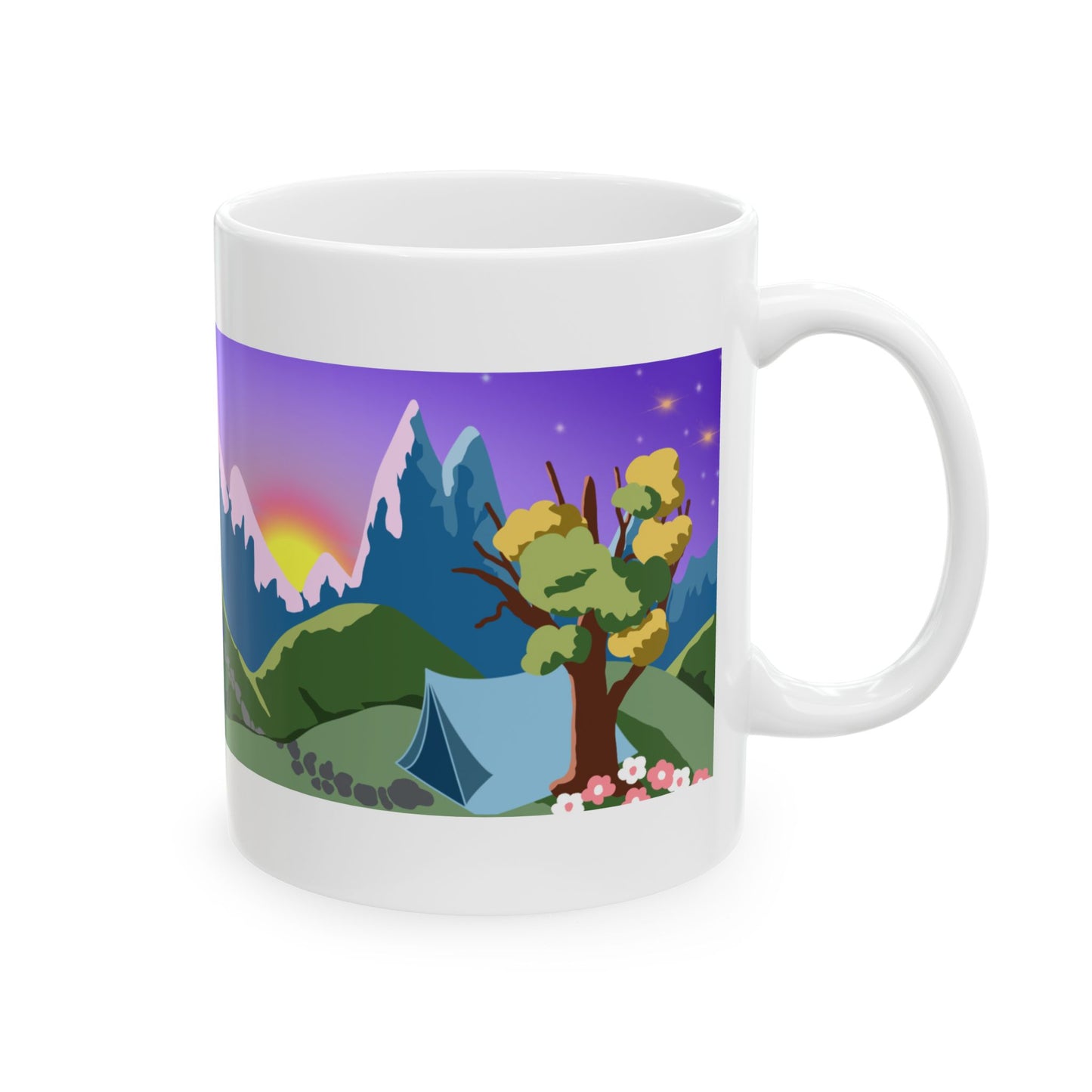 Mountain Sunset Ceramic Mug