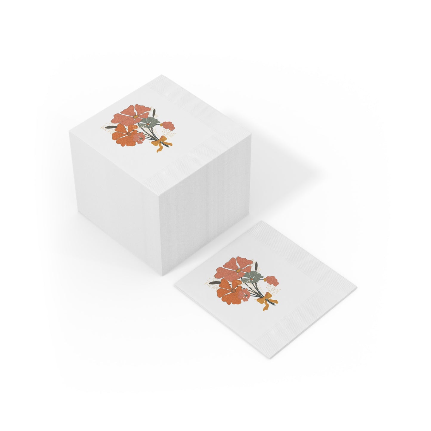 Floral Cocktail Napkins