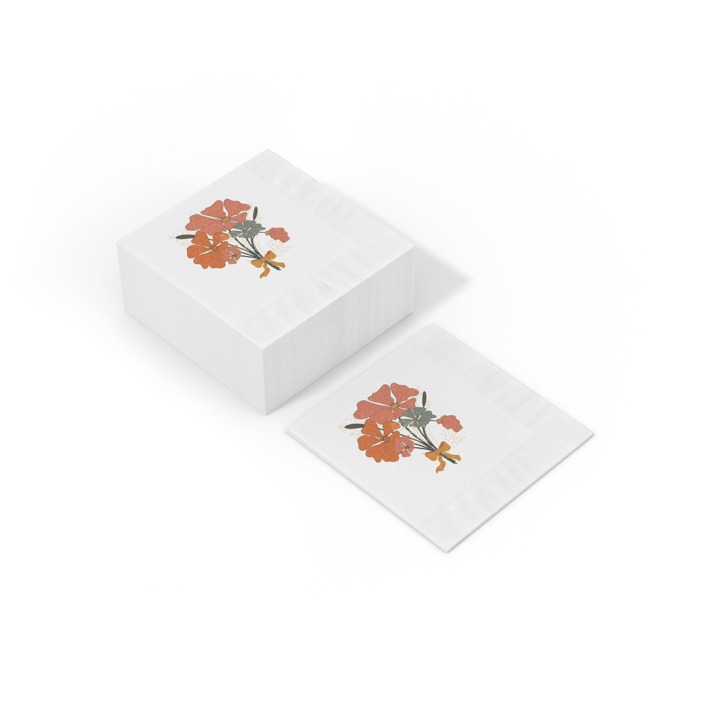 Floral Cocktail Napkins