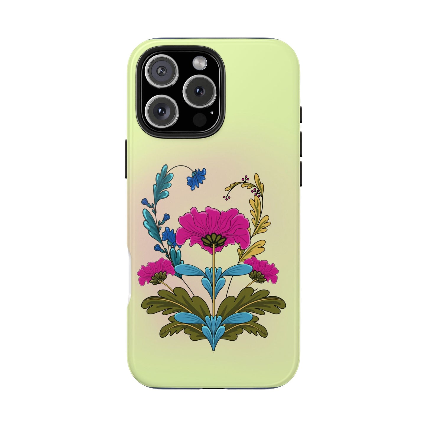 Tough Phone Case with Floral design