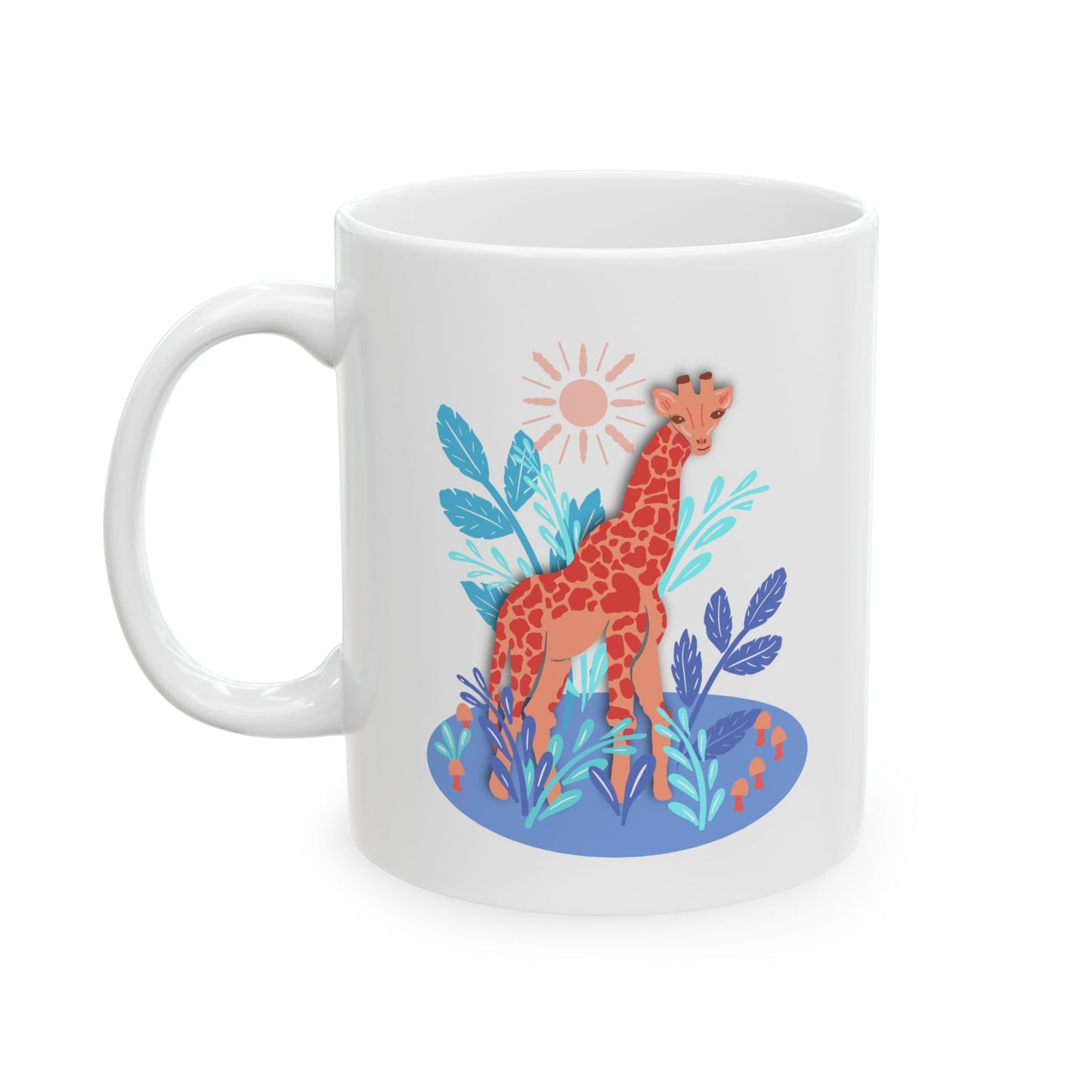 Gentle Giraffe Ceramic Mug — (11oz/15oz)