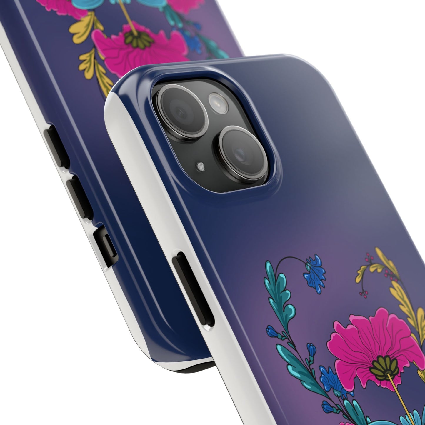 Tough Phone Case with Floral design