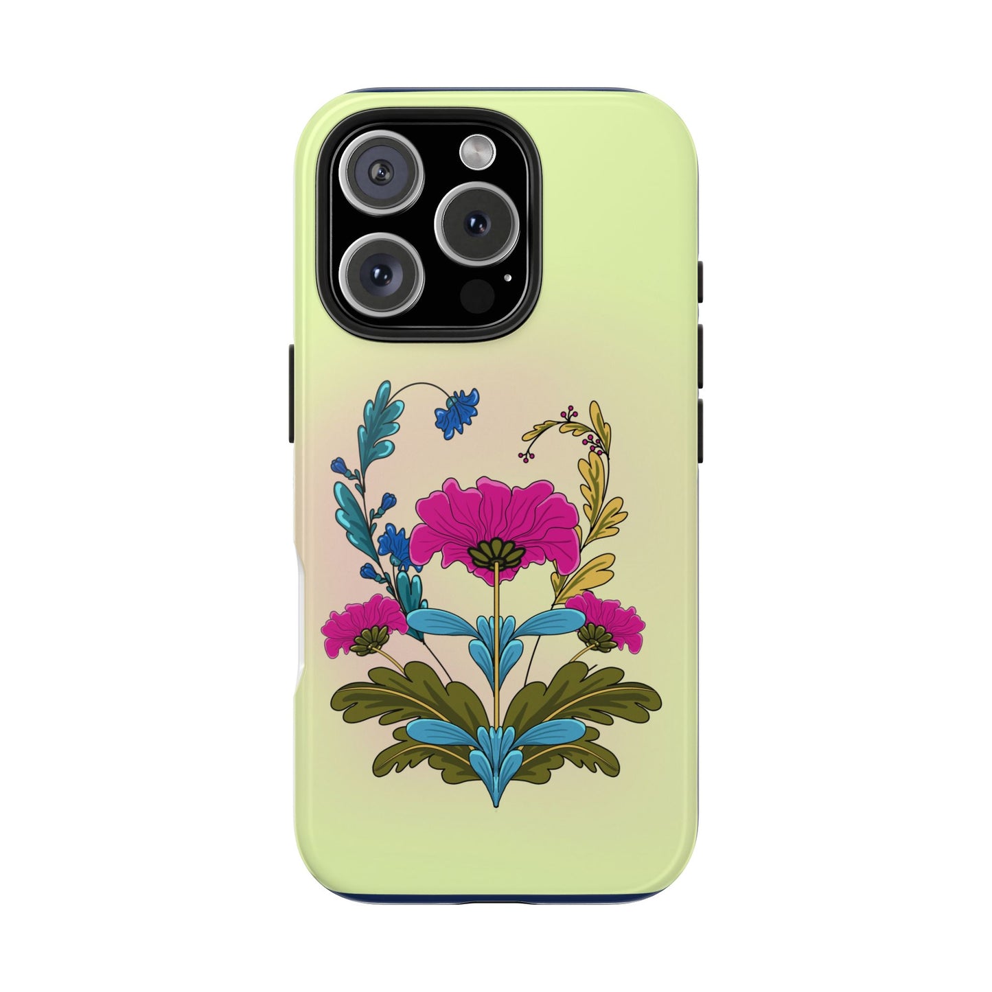 Tough Phone Case with Floral design