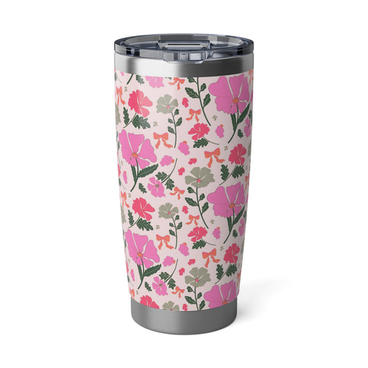 Pink  Floral Vagabond 20oz Tumbler | Travel Mug