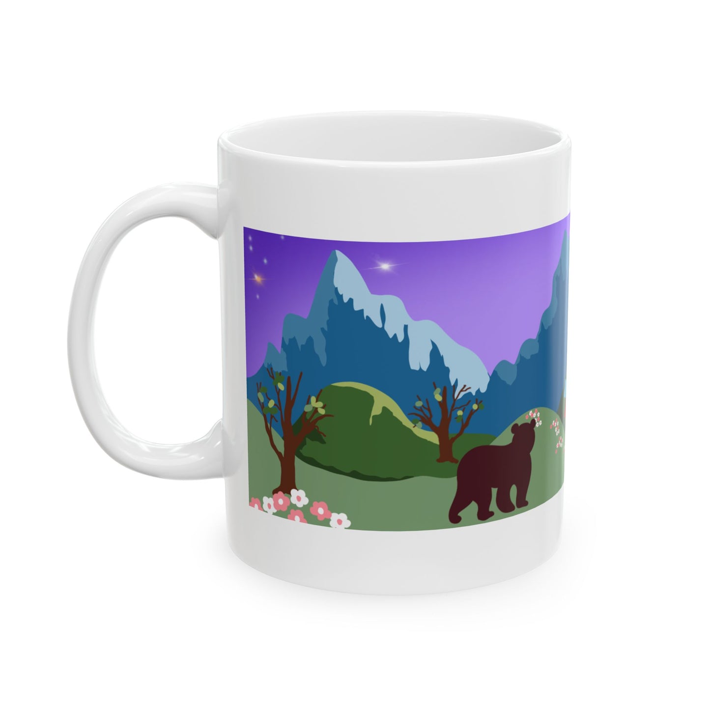 Mountain Sunset Ceramic Mug