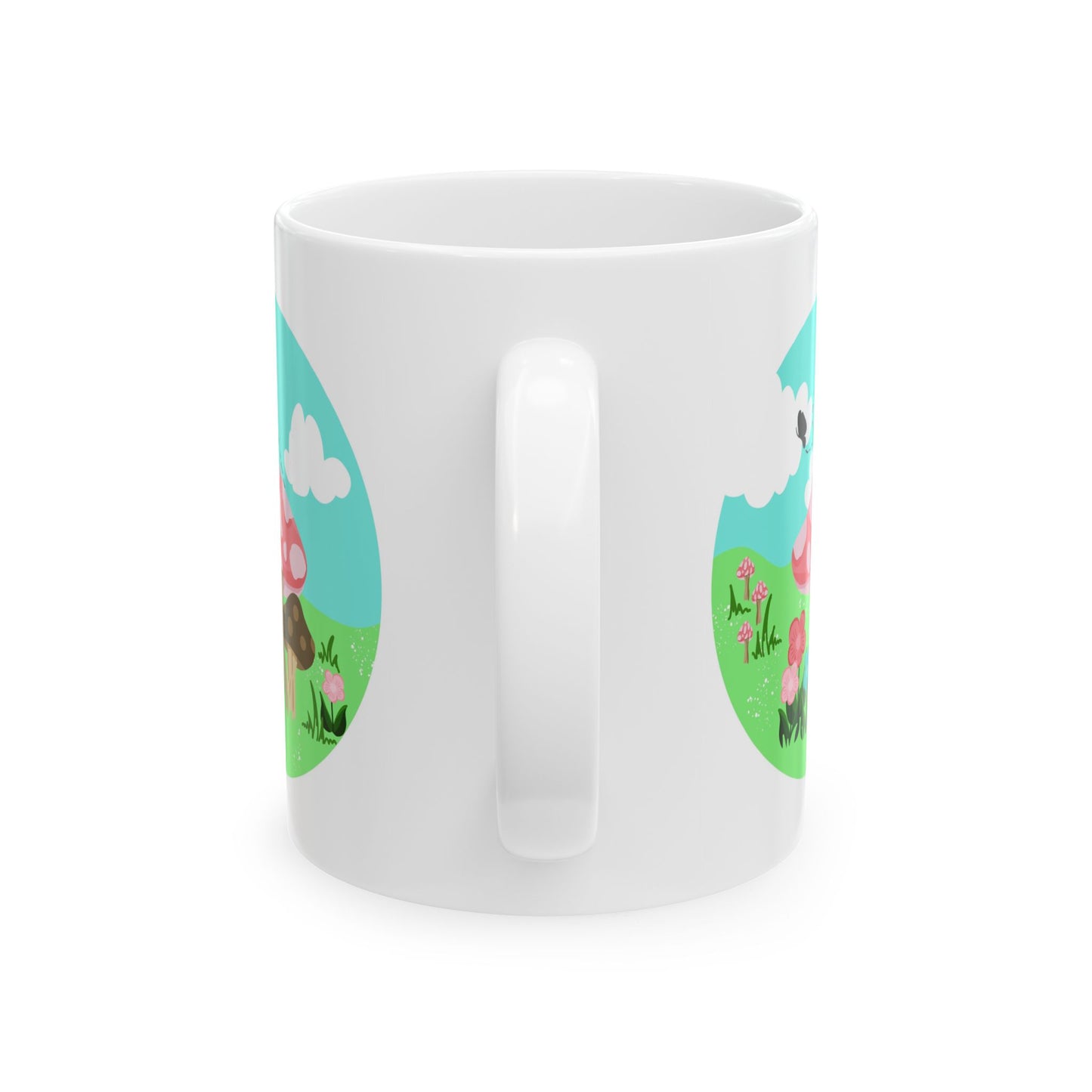Pink Mushroom Mug