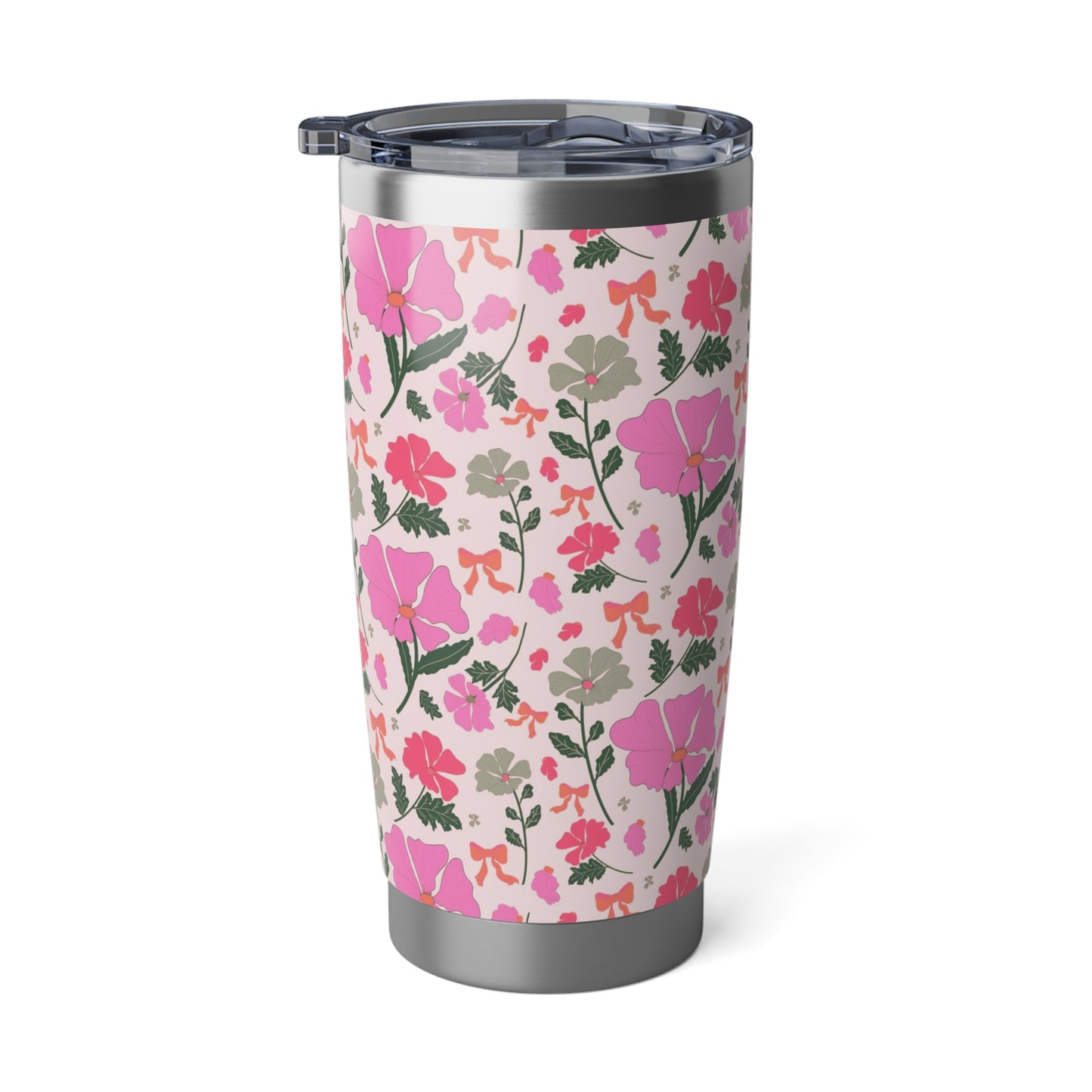 Pink  Floral Vagabond 20oz Tumbler | Travel Mug