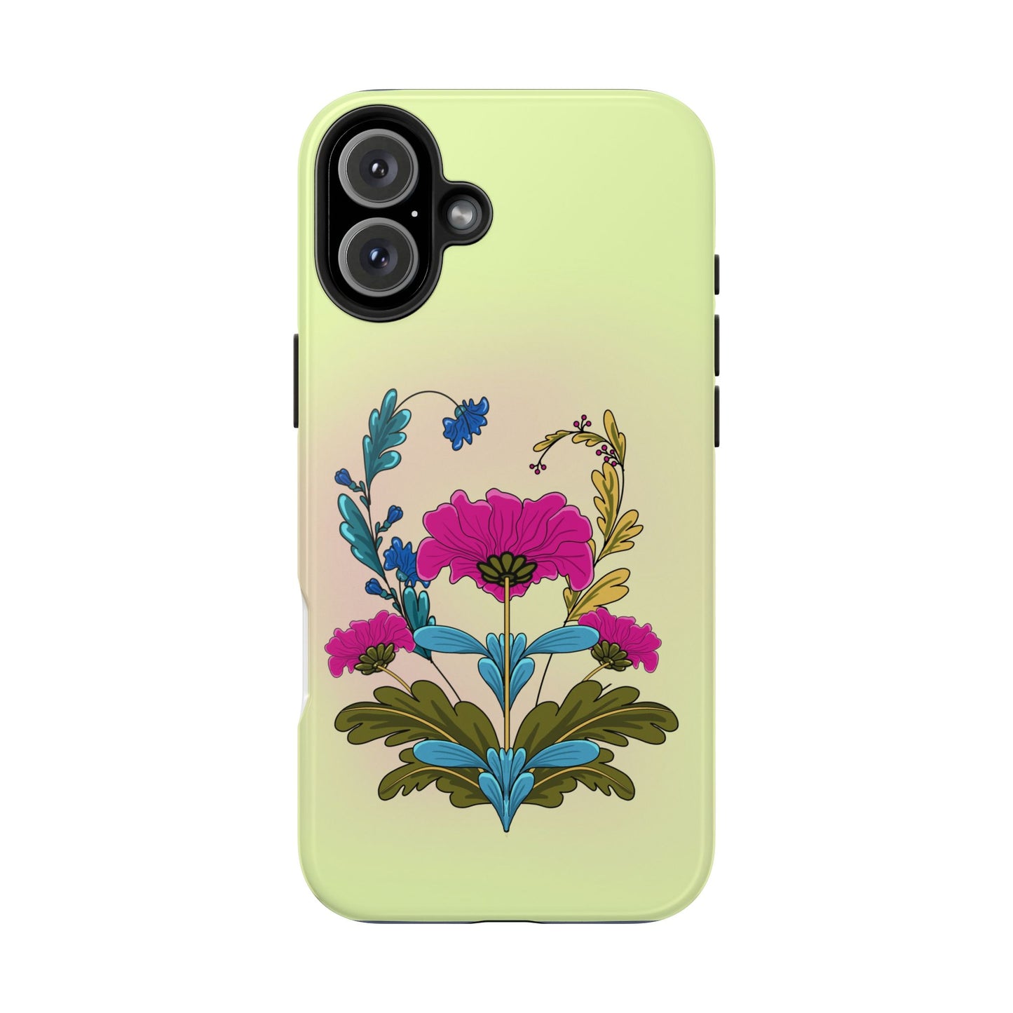 Tough Phone Case with Floral design