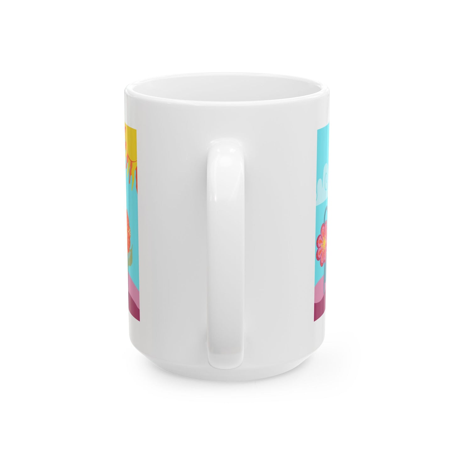 Bright Florals Ceramic Mug