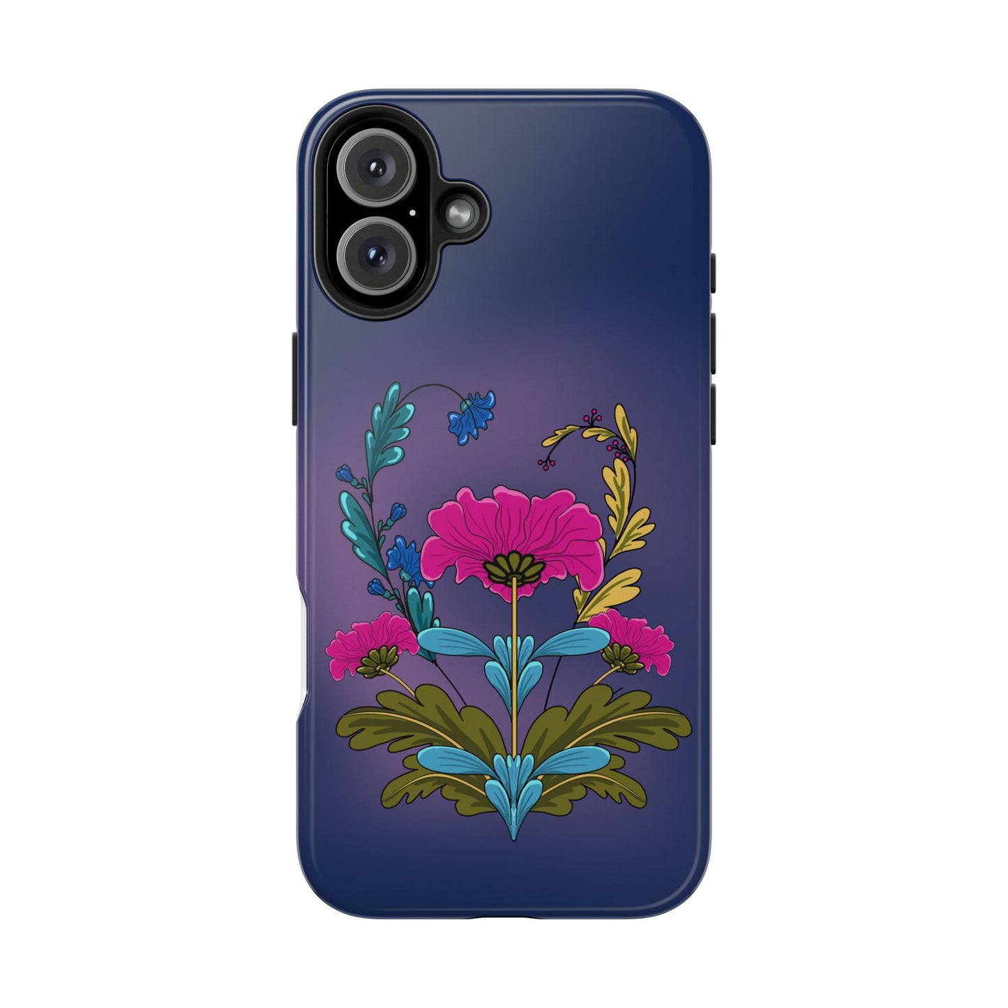 Tough Phone Case with Floral design