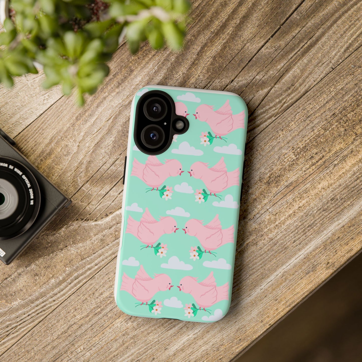 Cute Bird Tough Phone Case