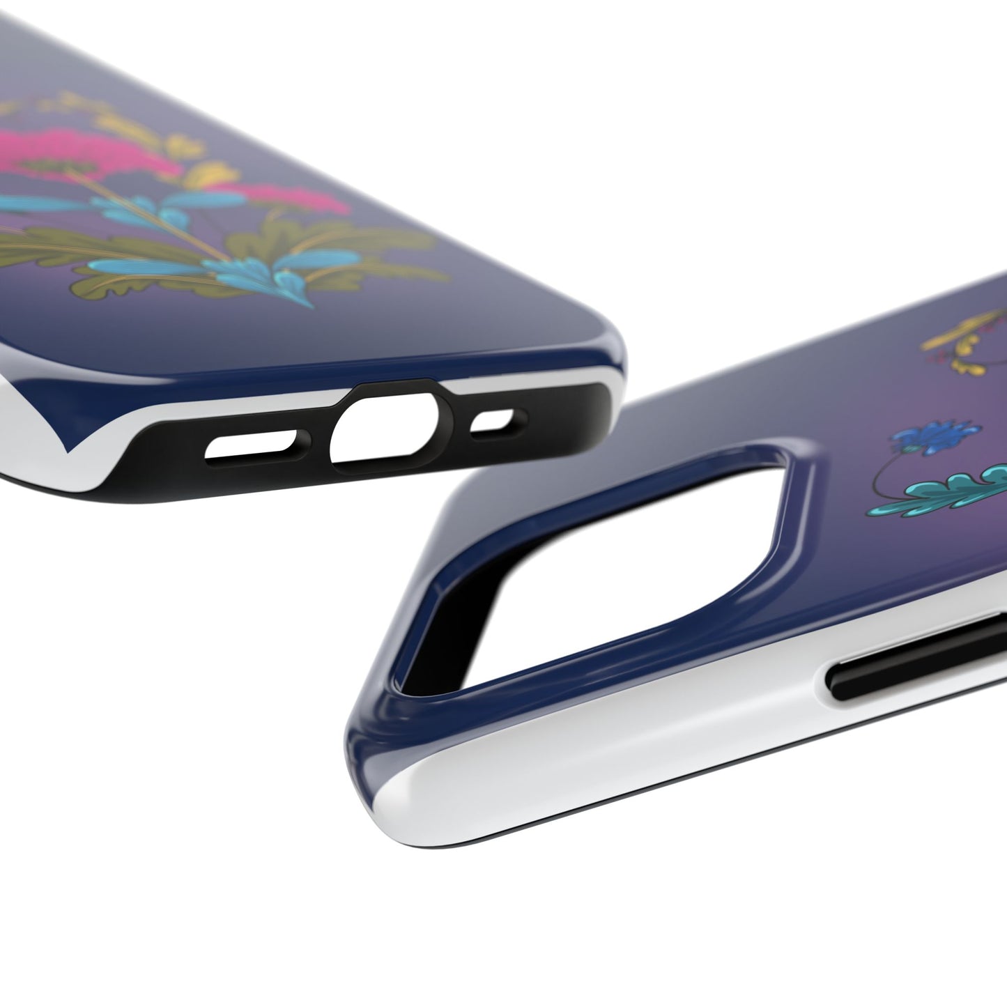 Tough Phone Case with Floral design