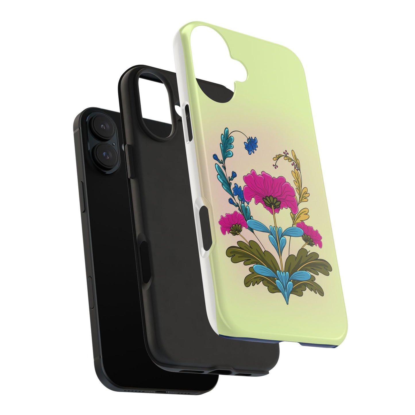 Tough Phone Case with Floral design