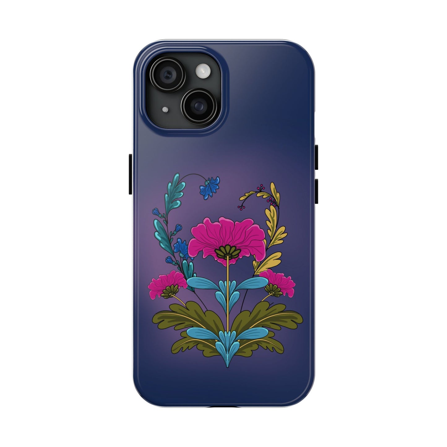 Tough Phone Case with Floral design