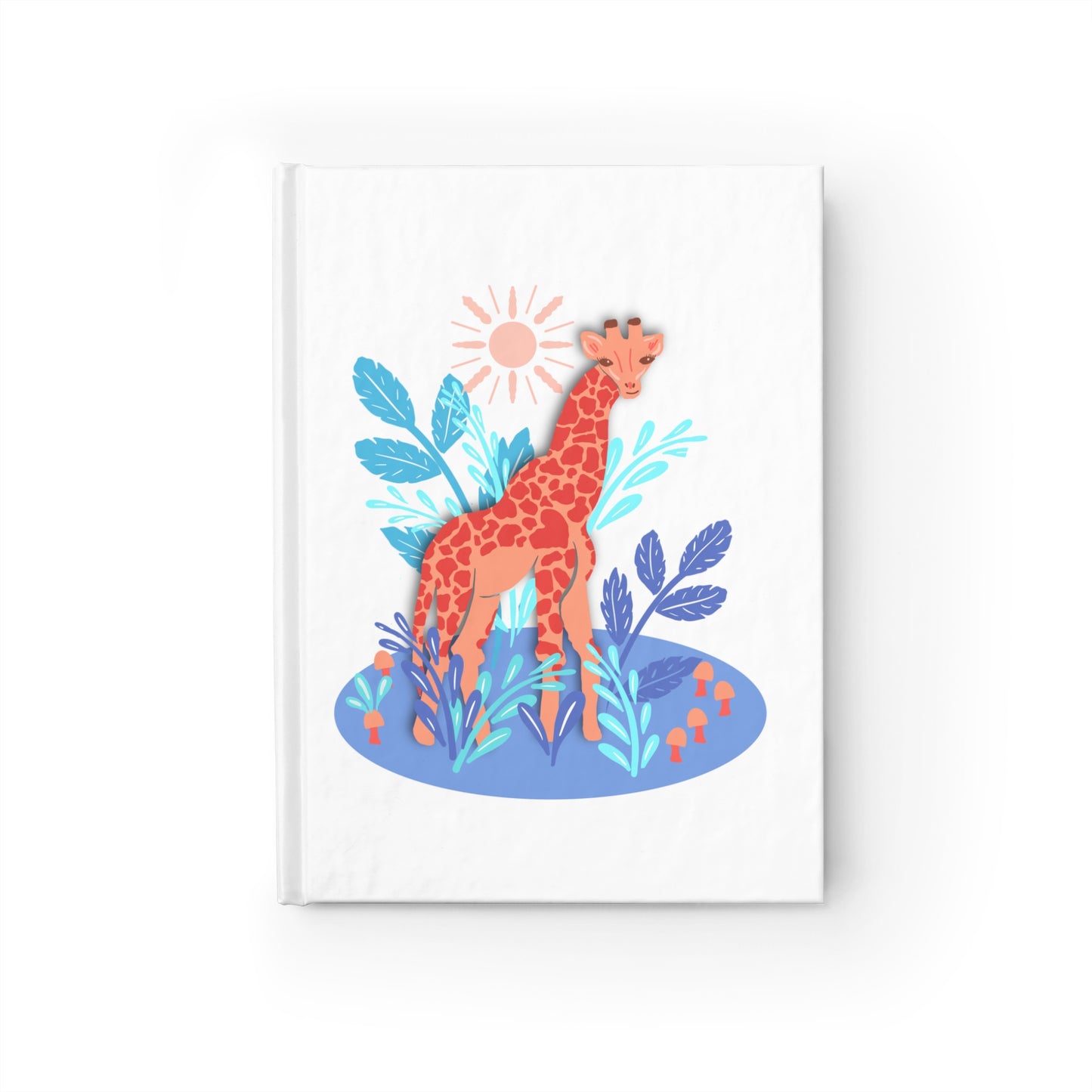 Gentle Giraffe Ruled Journal — Cute Safari Notebook For Nature Lovers