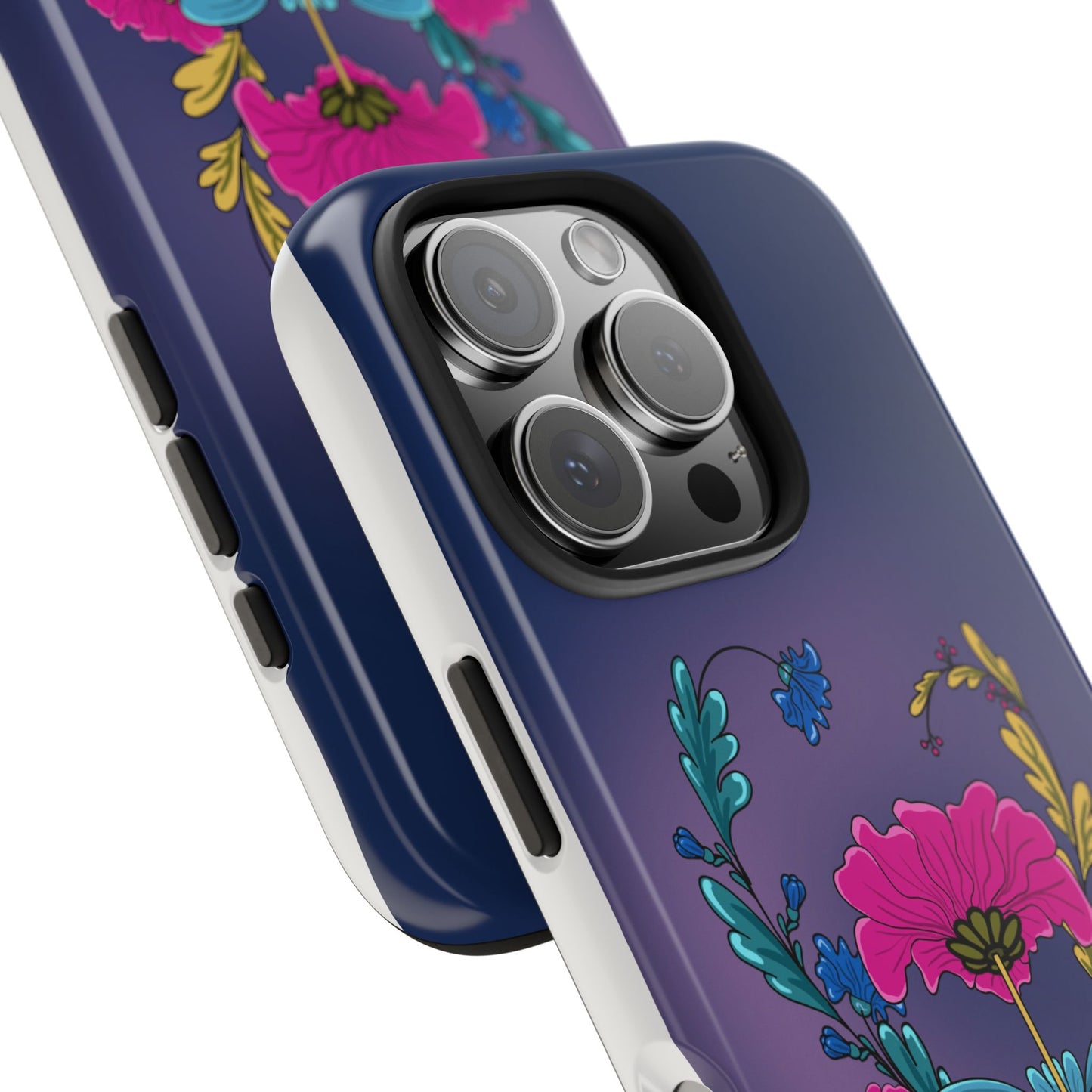 Tough Phone Case with Floral design