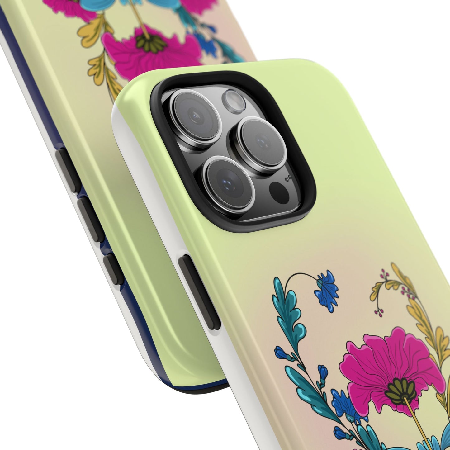 Tough Phone Case with Floral design