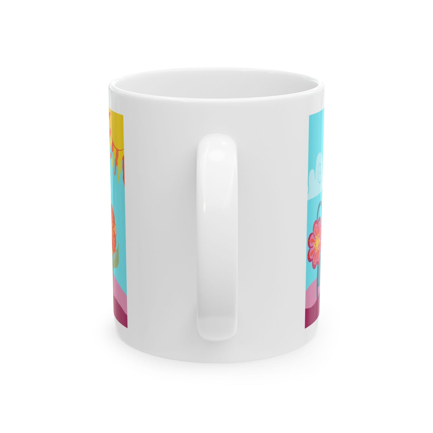 Bright Florals Ceramic Mug