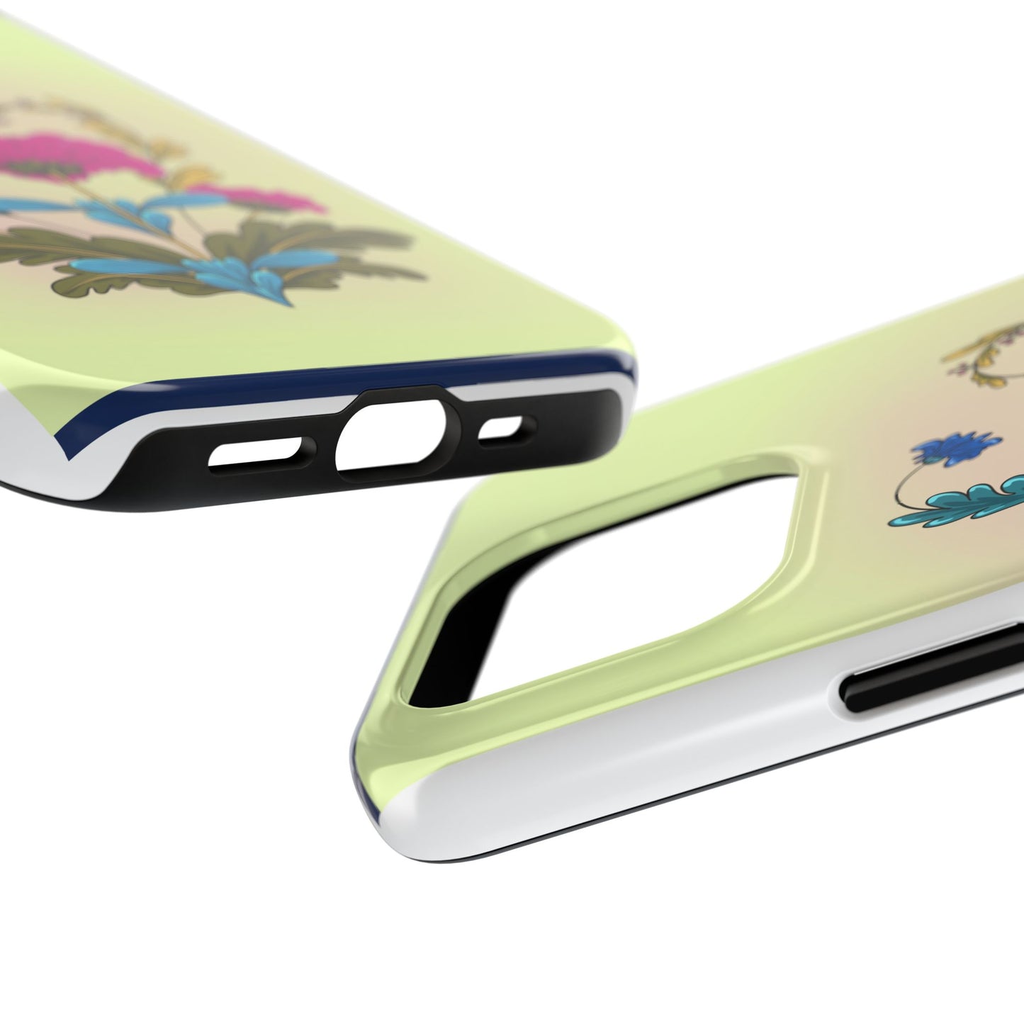 Tough Phone Case with Floral design