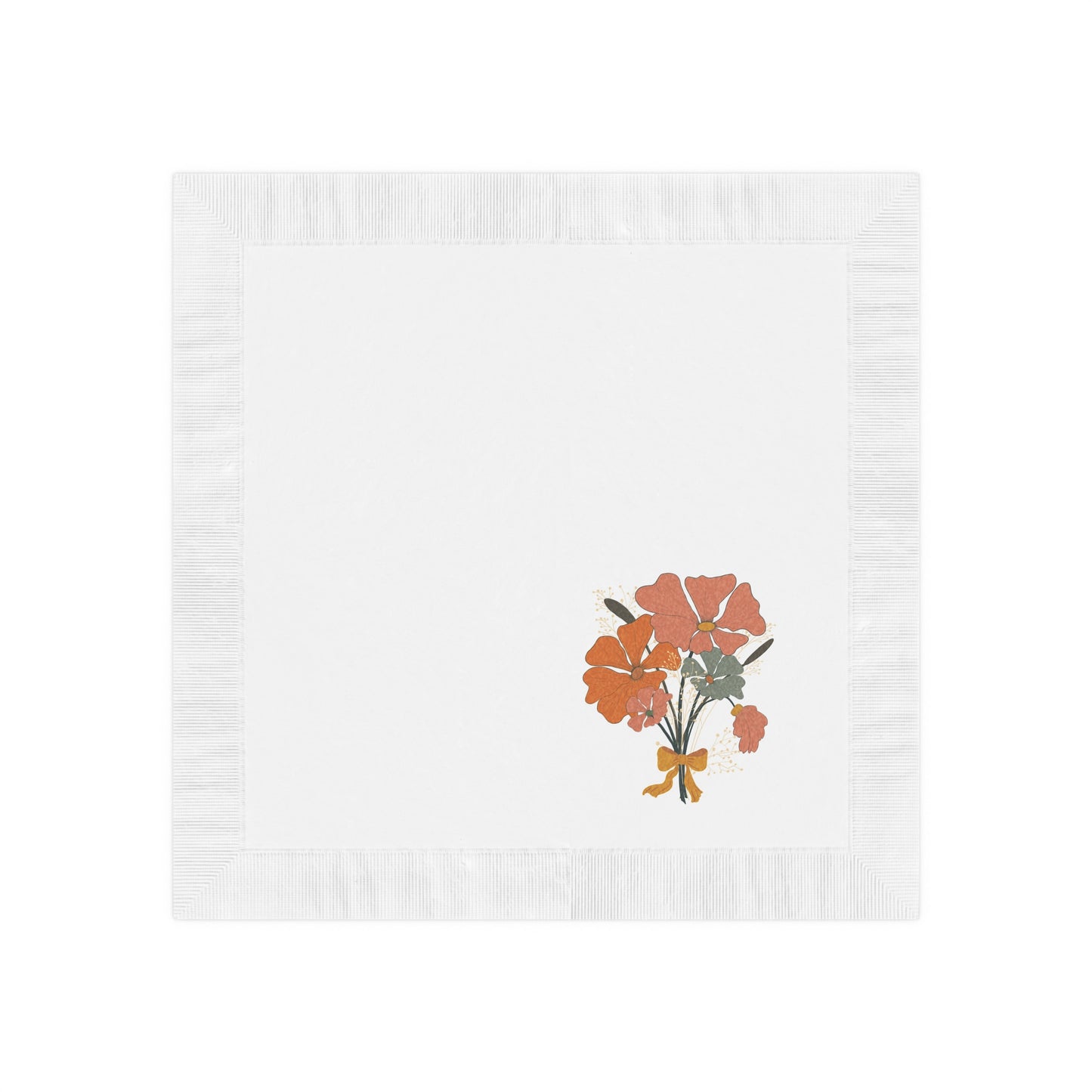 Floral Cocktail Napkins