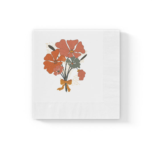 Floral Cocktail Napkins