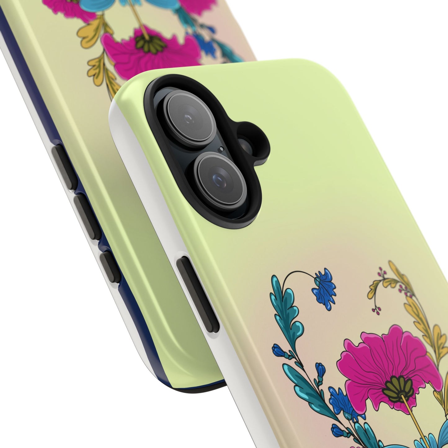 Tough Phone Case with Floral design
