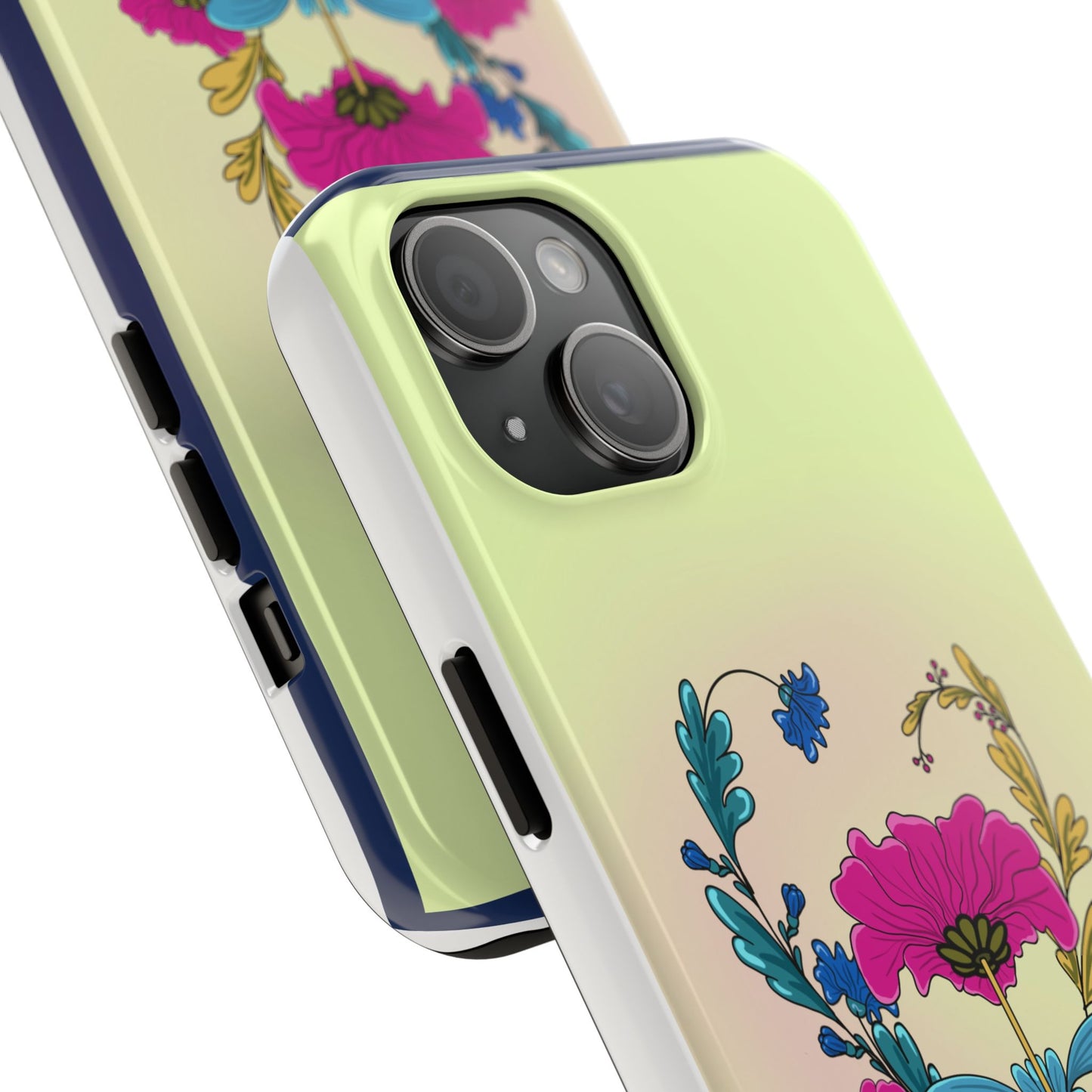 Tough Phone Case with Floral design