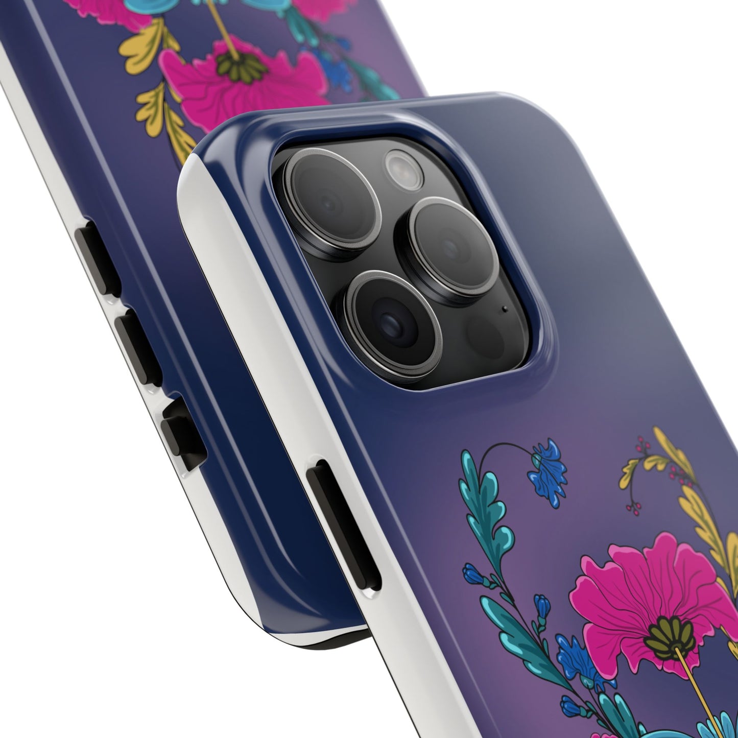 Tough Phone Case with Floral design