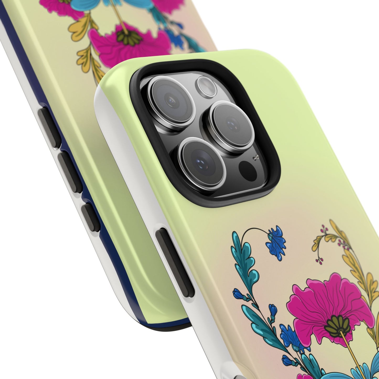 Tough Phone Case with Floral design